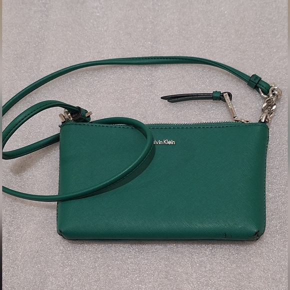 Calvin Klein Handbags - Calvin Klein Green Crossbody Bag